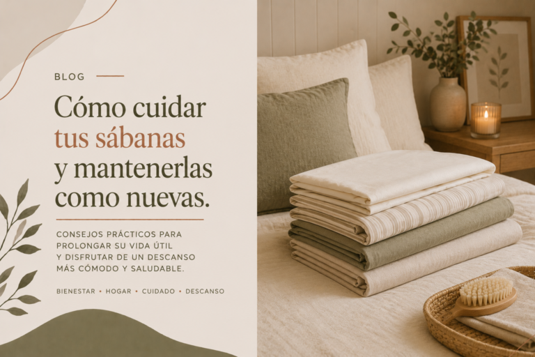 Cómo cuidar tus sábanas para mantenerlas suaves y en buen estado