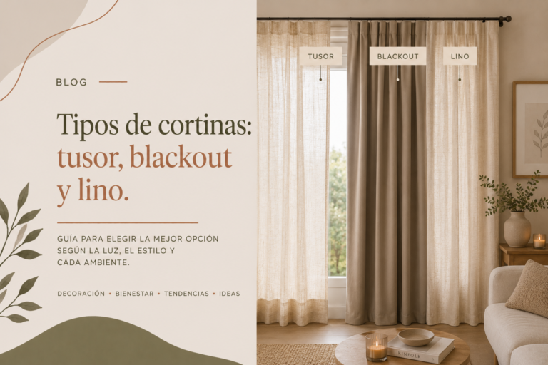 Cómo elegir la cortina ideal para cada ambiente del hogar