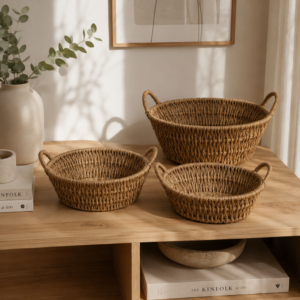 Cestas seagrass ovaladas x3