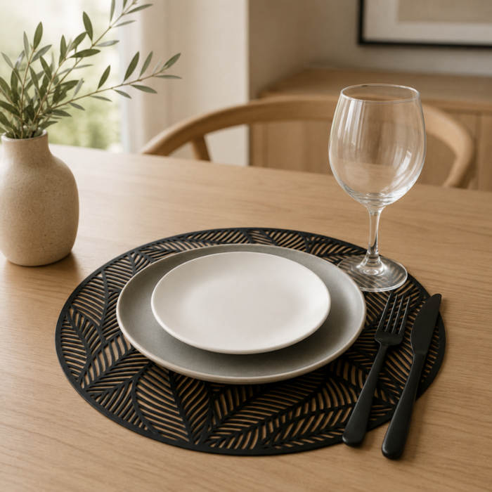 individual pvc negro