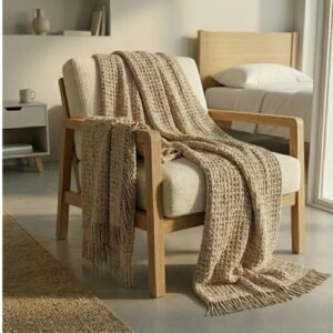 Manta Lisa rustica Beige 2 1/2